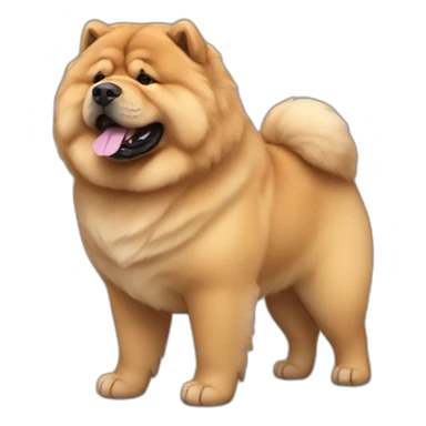 Chow Chow de terno sticker