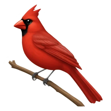 a cardinal  sticker