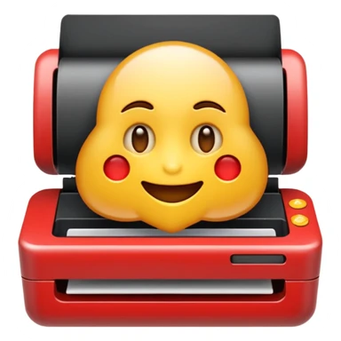 Техническая Картинка удаление принтера из системы, на ней должен быть изображен принтер с красным крестиком sticker