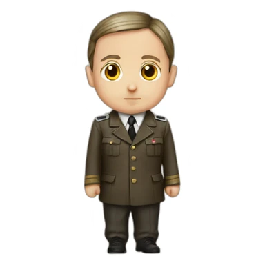 Hitler avec un dauphin sticker