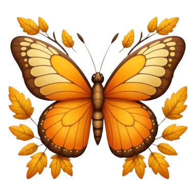 mariposa aesthetic otoñal sticker