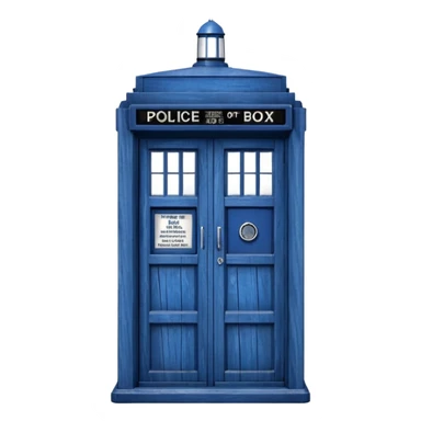 TARDIS from the doctor who tv show sticker