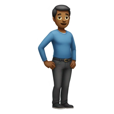 person with hands on hips  sticker