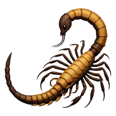 Scorpion tail. sticker