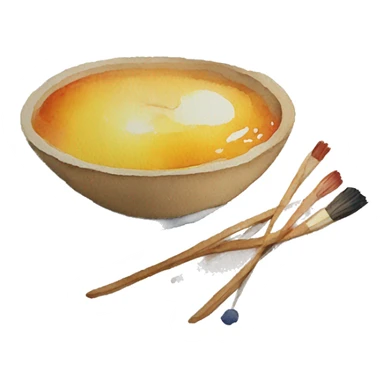 watercolor art sticker