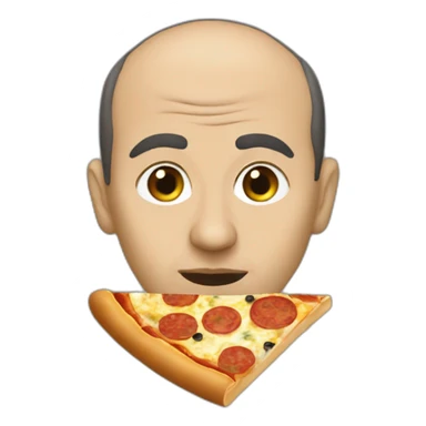stepan bandera eats pizza sticker
