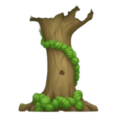 Corde et arbre sticker