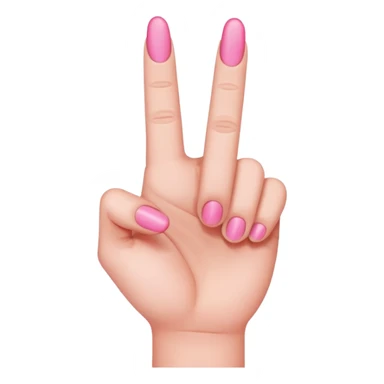 Pink middle finger sticker