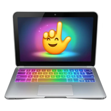 can you create an emoji for vibe coding? like a magic laptop?  sticker