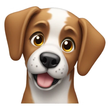 Dog with ike tech sticker