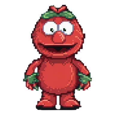 annoyed emo Elmo sticker