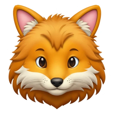 Animals half body sticker