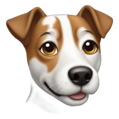 jack russel dog sticker