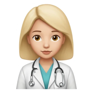 hospital worker sticker