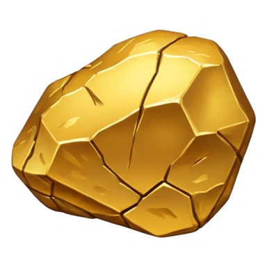 Gold nugget sticker