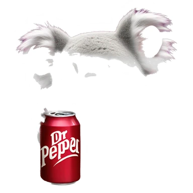 koala holding a Dr Pepper sticker
