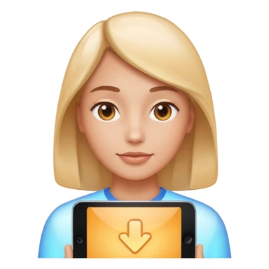 create a person which feel safe to using internet.-match-the-same-shape,-color,-and-glow-effect,-ensuring-it-is-smooth-and-shiny.  sticker