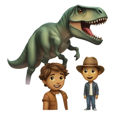 The child of a horse and a t rex sticker