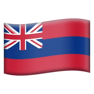 Hawaiian flag sticker