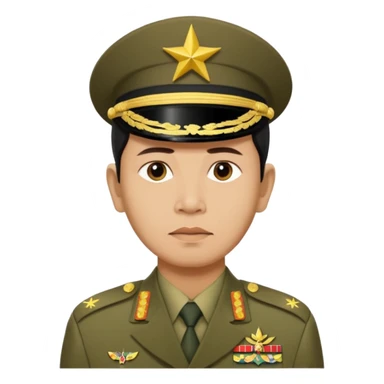 Myanmar junta Min Aung Hlaing sticker