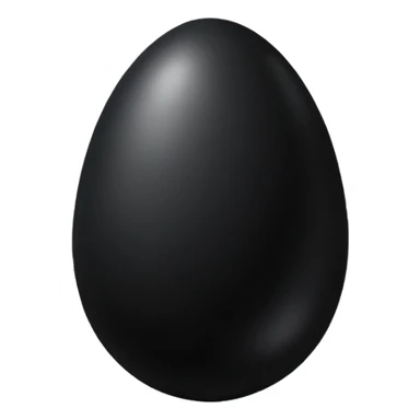 black onyx egg sticker