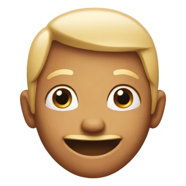 Smiling emoji with no teeth  sticker