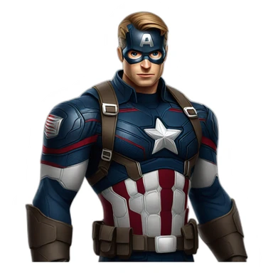 Captain america avengers with black dress sticker