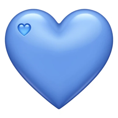 periwinkle color heart sticker