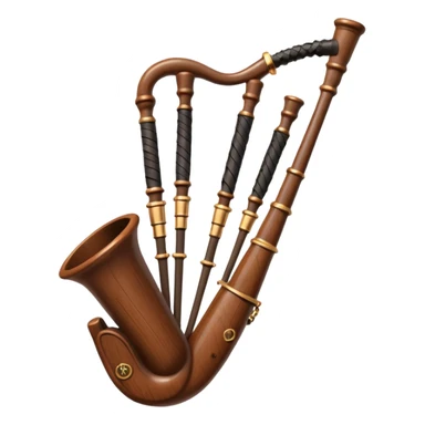 Scottish bagpipes sticker