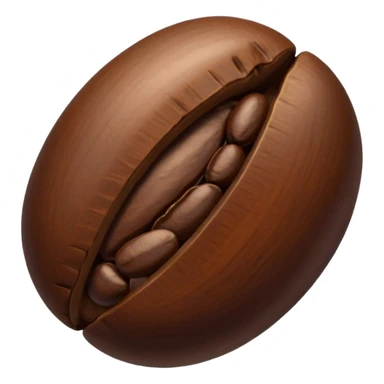 singular coffee bean sticker