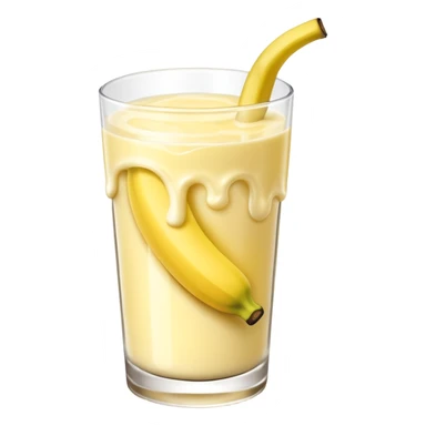yellow banana milk sticker