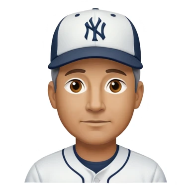 male, middle age, new york yankees sticker