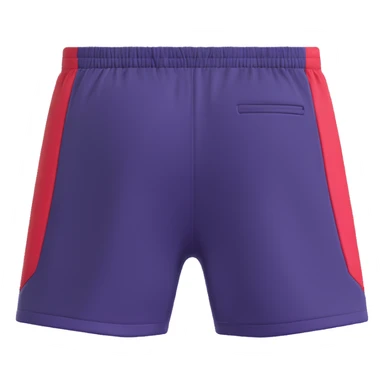 back view of athletic shorts sticker