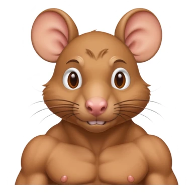 Rato fortão sticker