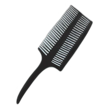 hair comb sticker