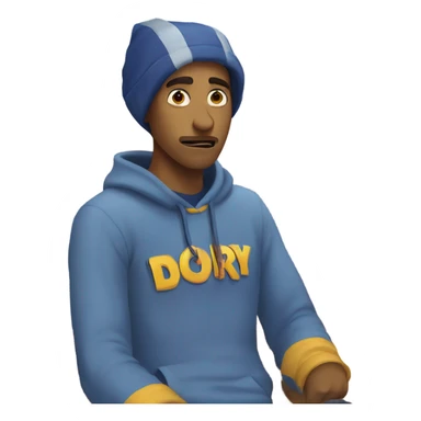 Dory is cold sticker