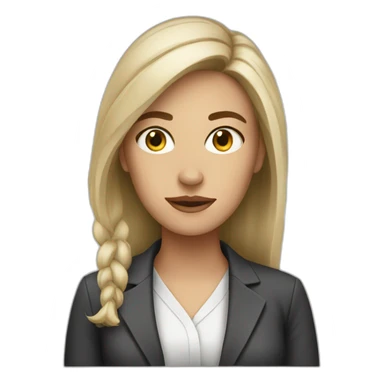 Unemployed white women sticker