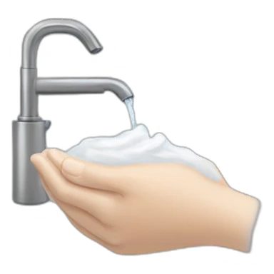 washes hands sticker