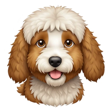 Golden doodle dog sticker