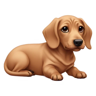 Barbie cuddling blonde Dachshund puppy and chocolate Shar Pei  sticker