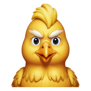 Donald trump dressed as a chicken  sticker