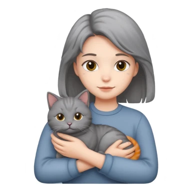 Love and cat sticker