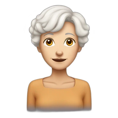 skinny old white lady with short hair and Rhodesian Ridgeback sticker