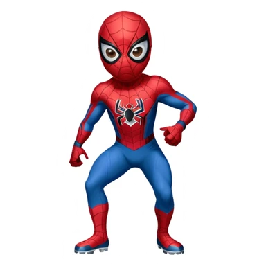 Spider-Man wearing the Colorado Avalanche jersey sticker