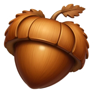 acorn emoji without human face sticker