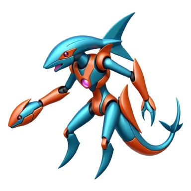 Genesect-Deoxys-Koraidon-Miraidon-Sharpedo-fusion sticker