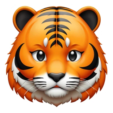 sad crying tiger sticker