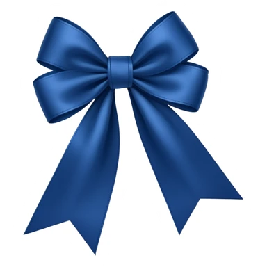 Laço azul escuro sticker