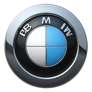 Bmw symbol real sticker