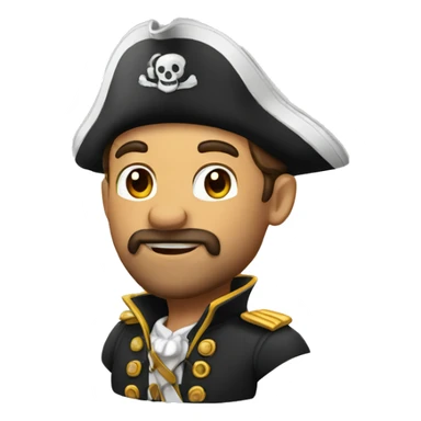 ship captain pirat sticker